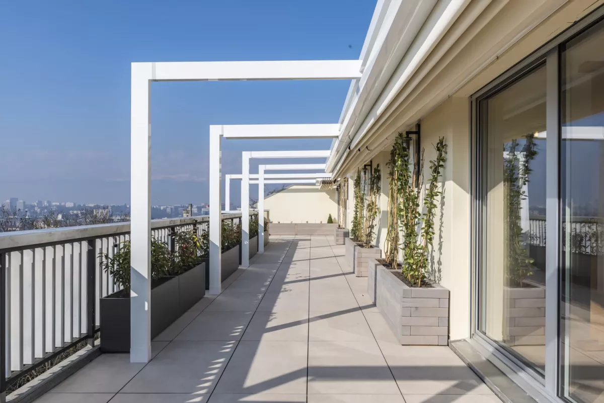 Transformation d'un appartement en attique à Champel