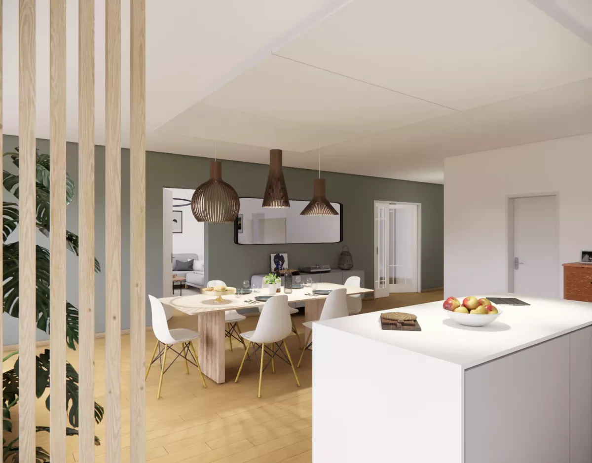 Projections d'aménagement d'un appartement